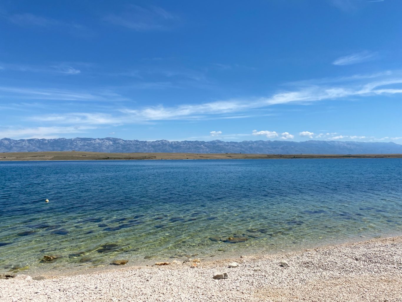 Baden auf der nördlichen Inselseite Vir